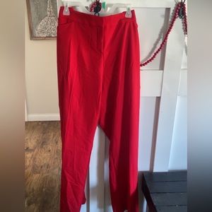 Red worthington dress pants NWOT